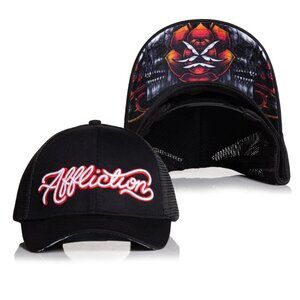 💙💖 Affliction Tavern Scrap Snapback Trucker Hat
